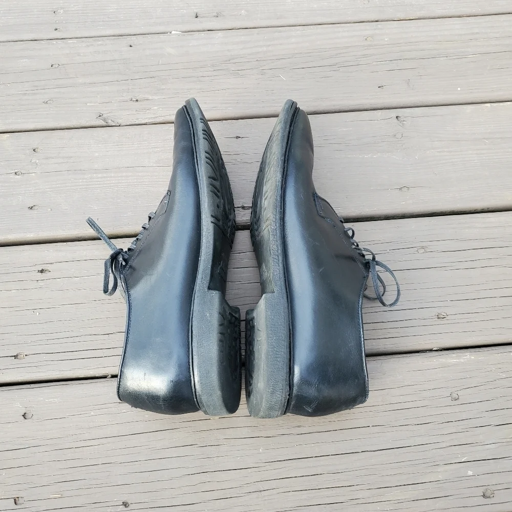 Allen Edmonds Badlands Black Leather Lace-up Oxford Comfort Dress Shoes‎ 11.5